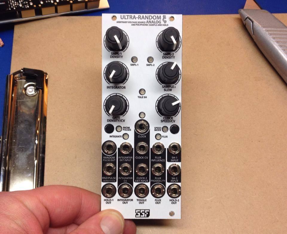 Modular synthesizer panel